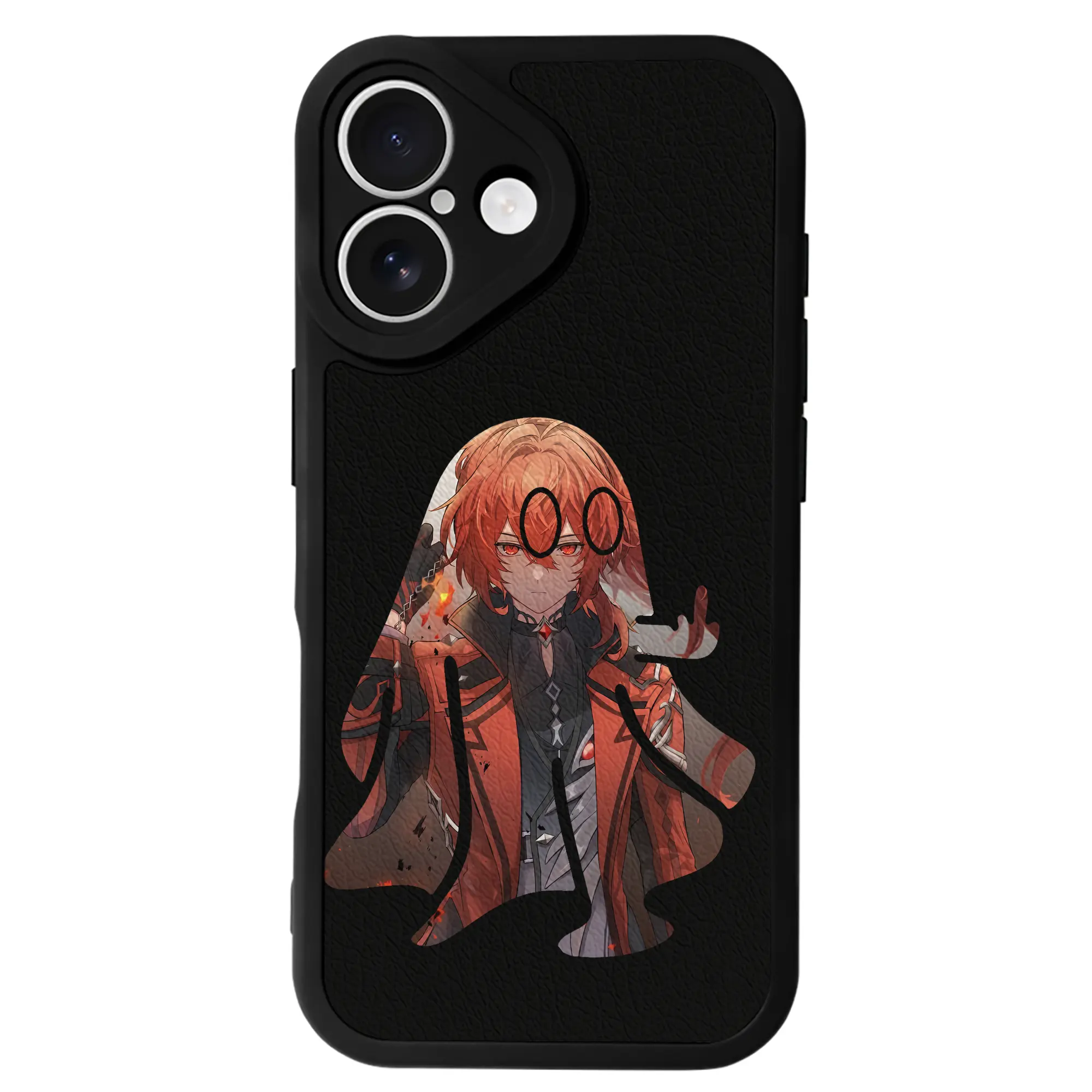 原 神 グッズ ディルック - IPhone 16シリーズ対応 ・ シリコンスマホケース ・ レザー調 ・ 高精度フィット ・ 耐衝撃 ・ ワイヤレス充電対応 ・ 精密カット